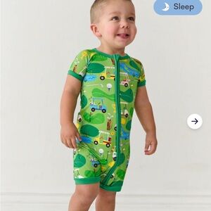 Little Sleepies Golf Print Shorty Zippy